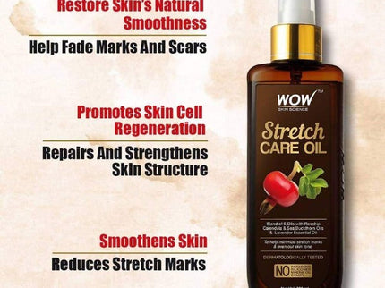 Wow Skin Science Stretch Care Oil - 200 ml