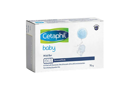 Cetaphil Baby Mild Bar Face & Body - 75 gms