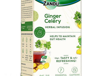 zandu ginger celery herbal infusion tea