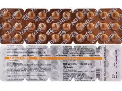 Zandu Abhayadi Modak Tablets - 30 tab