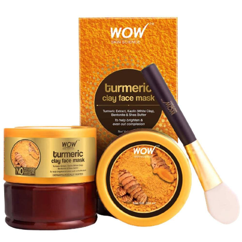 Wow Skin Science Turmeric Clay Face Mask - 200 ml