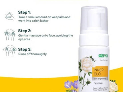 OZiva Inner Glō Skin Brightening Facewash - 100 ml