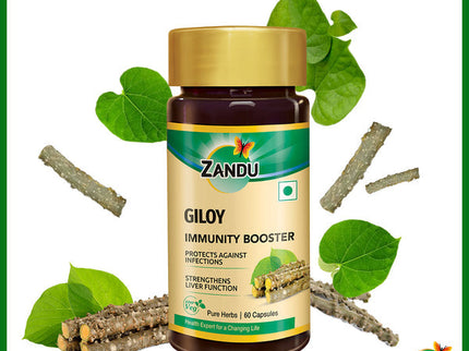 Zandu Giloy Immunity Booster Capsules