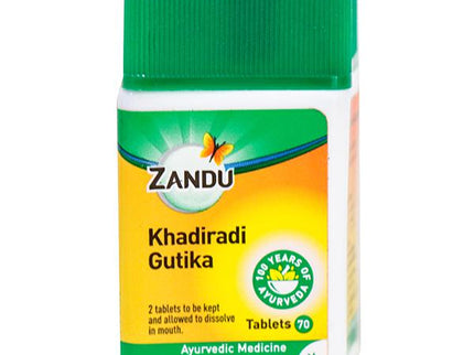 Zandu Khadiradi Gutika - 70 Tabs