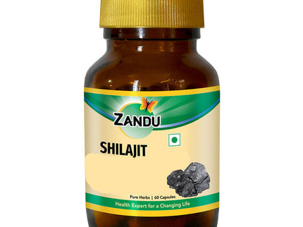 Zandu Shilajit Capsules - 60 Caps