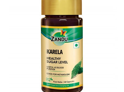 Zandu Karela Pure Herbs Capsules