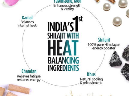 Zandu Shilajit Cool Rush Capsules - 60 Caps