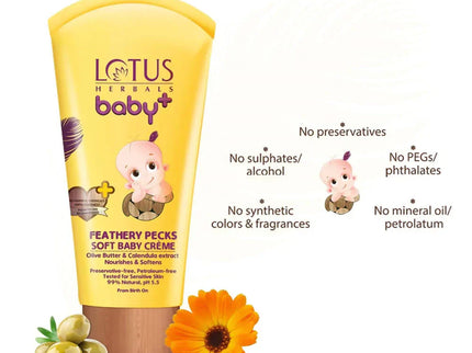 Lotus Herbals Baby+ Feathery Pecks Soft Baby Crème