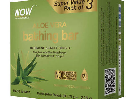 Wow Skin Science Aloe Vera Bathing Bar