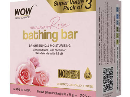 Wow Skin Science Himalayan Rose Bathing Bar