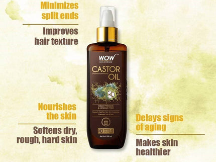 Wow Skin Science Castor Oil - 200ml