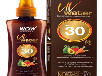 Wow Skin Science UV Water Transparent Sunscreen Spray SPF 30 - 100 ml
