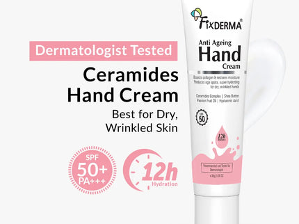 Fixderma Anti Ageing Hand Cream - 30 gms