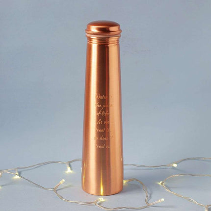 Ishalife  Sadhguru Quote Copper Bottle - 750 ml