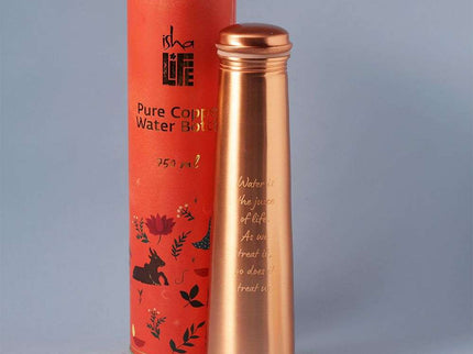 Ishalife  Sadhguru Quote Copper Bottle - 750 ml