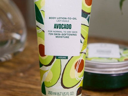 The Body Shop Avocado Lotion-To-Oil - 200 ml