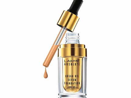 Lakme Absolute Argan Oil Serum Foundation with SPF 45 Natural Almond - 15 ml