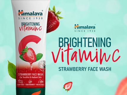 Himalaya Brightening Vitamin C Strawberry Face Wash