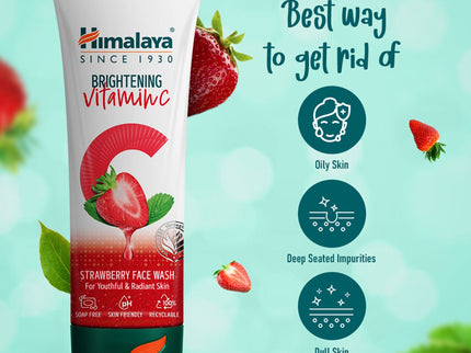 Himalaya Brightening Vitamin C Strawberry Face Wash