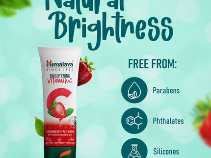 Himalaya Brightening Vitamin C Strawberry Face Wash