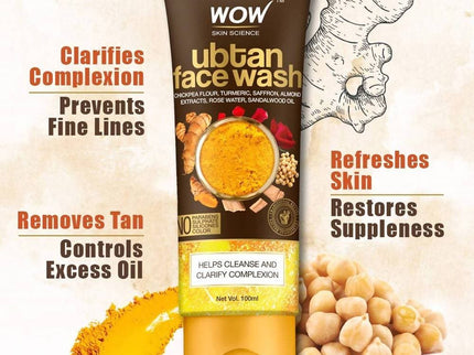 Wow Skin Science Ubtan Face Wash