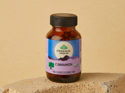 Organic India Cinnamon Capsules - 60 Cap