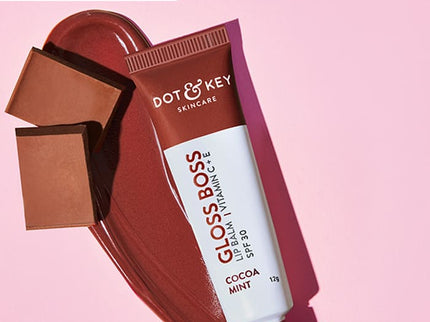 Dot & Key Gloss Boss Cocoa Mint Lip Balm - 12 GMS
