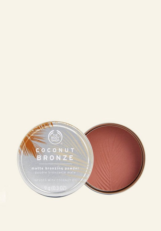 The Body Shop Coconut Bronze Matte Bronzing Powder - Dark - 9 gms
