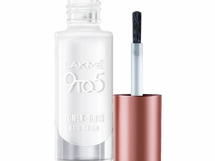 Lakme 9 to 5 Primer + Gloss Nail Colour  Top Coat - 6 ml
