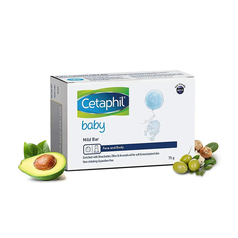 Cetaphil Baby Mild Bar Face & Body - 75 gms