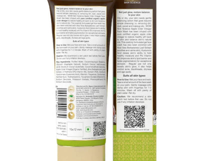 Wow Skin Science Apple Cider Vinegar Face Wash - 100 ml