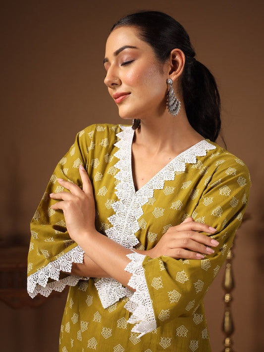 Anayna Ethnic Motifs Printed Kurta