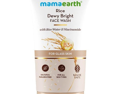 Mamaearth Rice Dewy Bright Face Wash (150ml)