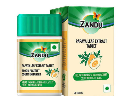 Zandu Papaya Leaf Extract Tablets
