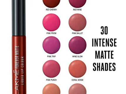 Lakme Forever Matte Liquid Lip Colour Coral Candy - 5.6 ml