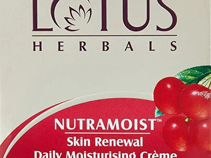 Lotus Herbals Nutramoist Skin Renewal Daily Moisturising Creme SPF 25 - 50 gms