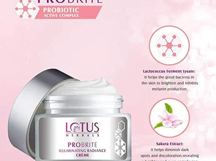 Lotus Herbals Probrite Illuminating Radiance Crème
