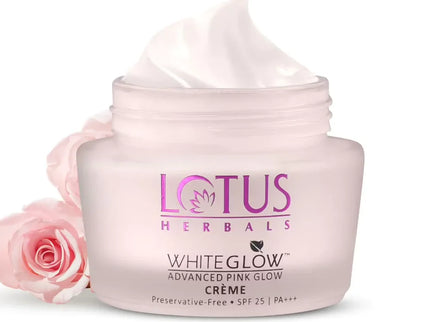 Lotus Herbals Whiteglow Advanced Pink Glow Creme Spf 25 I PA+++