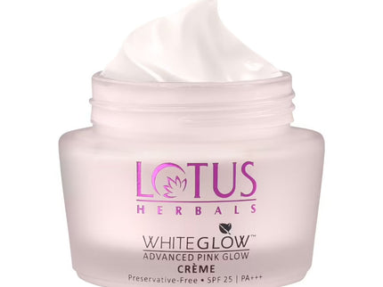 Lotus Herbals Whiteglow Advanced Pink Glow Creme Spf 25 I PA+++
