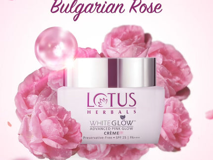 Lotus Herbals Whiteglow Advanced Pink Glow Creme Spf 25 I PA+++