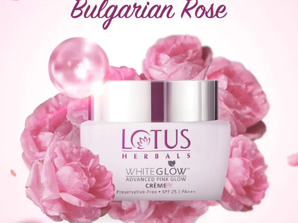 Lotus Herbals Whiteglow Advanced Pink Glow Creme Spf 25 I PA+++