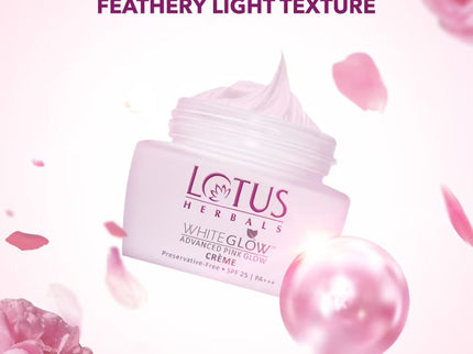 Lotus Herbals Whiteglow Advanced Pink Glow Creme Spf 25 I PA+++