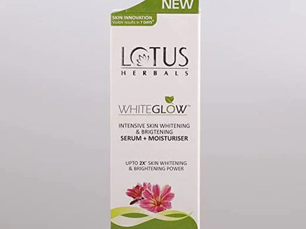 Lotus Herbals Whiteglow Intensive Skin Serum + Moisturiser