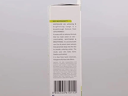 Lotus Herbals Whiteglow Intensive Skin Serum + Moisturiser