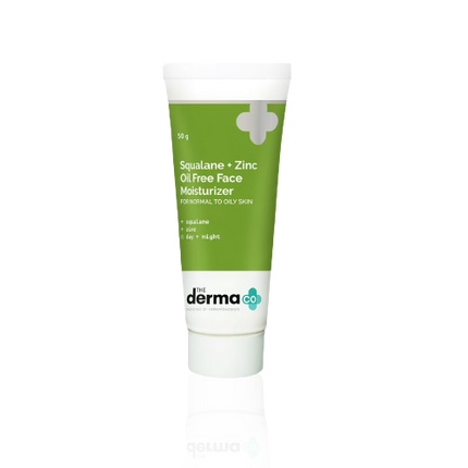 The Derma Co Squalene + Zinc Oil-Free Moisturizer for Normal to Oily Skin - 50 gms