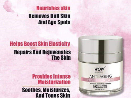 Wow Skin Science Anti Aging Night Cream - 50 ml
