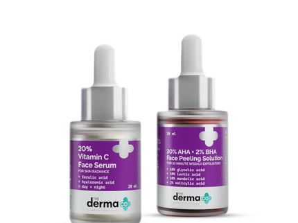 The Derma Co Exfoliate and Glow Combo - 50 ml