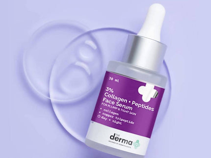 The Derma Co 3% Collagen + Peptides Face Serum - 30 ml
