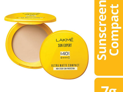Lakme Sun Expert Ultra Matte Spf 40 PA+++ Compact - 7 gms