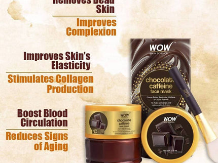 Wow Skin Science Chocolate Caffeine Face Mask - 200 ml